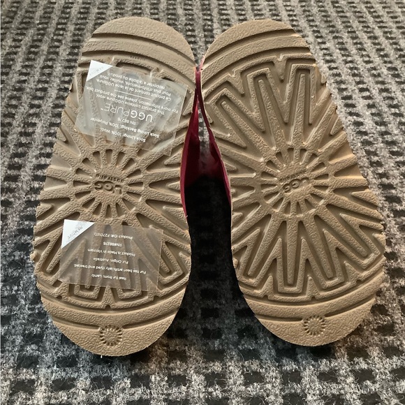 Ugg Uggs Bailey bow toddler girls cerise hot pink fuchsia boots size 9 - Picture 7 of 7